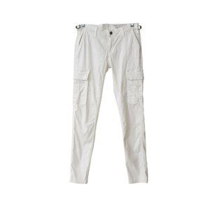 Adriano Goldschmied Supply White Skinny Cargo Pants Women's Size 26